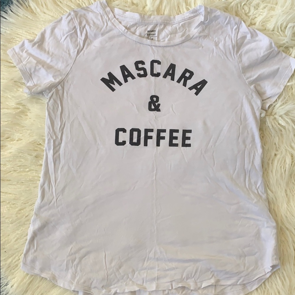 Mascara and Coffee Relaxed T-shirt.
